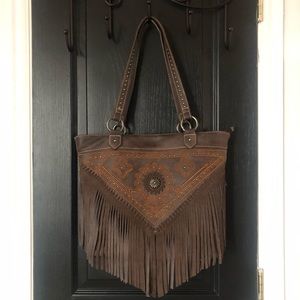 Montana West Concealed Carry Fringe Handbag